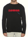 Hawaii Shark Long Sleeve T-Shirt Black Shaka Time Hawaii