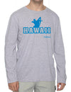 Hawaii Surfer Long Sleeves Sweatshirt T-Shirt Ash Shaka Time Hawaii