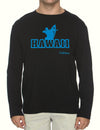 Hawaii Surfer Long Sleeves Sweatshirt T-Shirt Black Shaka Time Hawaii