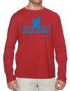 Hawaii Surfer Long Sleeves Sweatshirt T-Shirt Red Shaka Time Hawaii