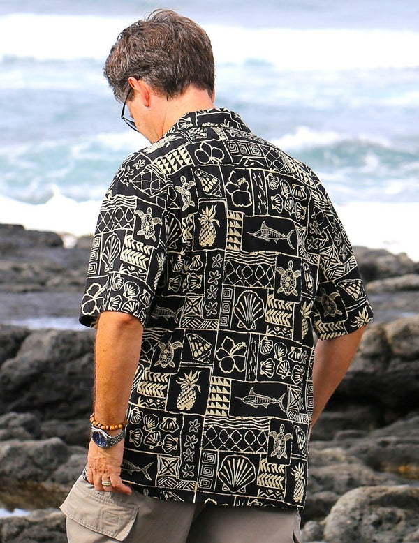 Marlin Shirt Black Two Palms