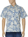 Maui Button Up Dress Shirt Light Blue Two Palms