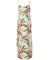Orchid Pua Long Maxi Hawaiian Dress Skinny Straps Beige Two Palms