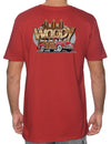 Surfers Woody Station Wagon Car T-Shirt Design