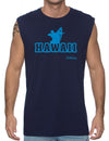Hawaii Surfer Muscle Tee Navy Shaka Time Hawaii