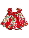 Mila Flower Baby Clothes 2 Piece Capri Set Red RJC