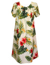 Puunene Pull Over Short Muumuu Dress Beige