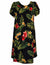 Puunene Pull Over Short Muumuu Dress Black