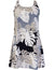 Nuuanu Valley Hawaiian Dress A-Line Back Cutout Charcoal