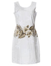 Ohua Short Hawaiian Dress Border Design Khaki KY