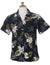 Orchids Makani Camp Hawaiian Shirt for Women Black KY