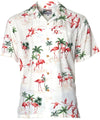 Original Flamingo Rayon Premier Aloha Shirt White