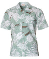 Outrigger Aloha Shirt Poly Cotton Sage
