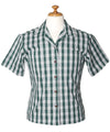 Palaka Women Camp Shirt Green Green