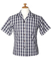Palaka Women Camp Shirt Navy Navy