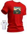 Kilauea Style Men's Aloha Short Sleeve Tee Red Shaka Time Hawaii