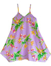 Paradise Orchids Scarf Hem Dress for Girls Peri