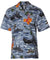 Pearl Harbor Hawaii Navy Ships Shirt Blue RJC