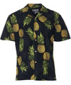 Pineapples Aloha Shirt Waimea Casuals Black Paradise Found
