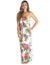 Plumeria Rain Full Size Large Sarong Cover-up White