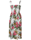 Plumeria Rain Short Dress White