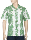 Flower Lei Poly Cotton Hawaii Aloha Shirt