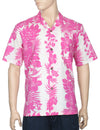Flower Lei Poly Cotton Hawaii Aloha Shirt