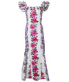Long Ruffled Muumuu Hawaiian Dress Big Island