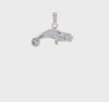 Sterling Silver Polished 3D Manatee Pendant Jewelry Gift