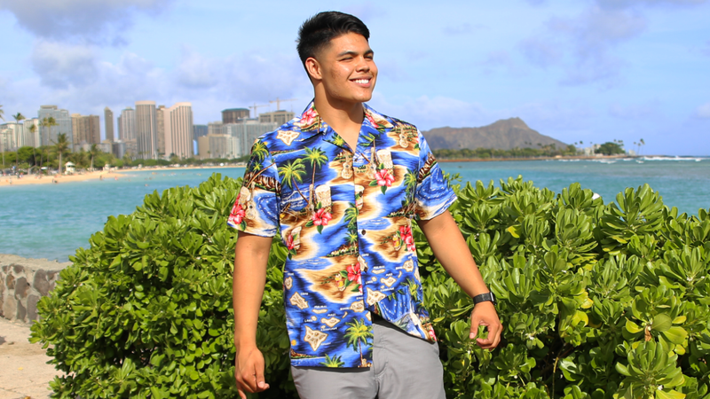 Best Shaka Time Hawaiian shirts made in Hawaii with free shipping and worldwide delivery