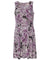 Purple Hibiscus Short Knit Hawaiian Dress Purple Mae Young Designs