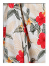 Ula Ula Hibiscus Fabric and Matching Clothes Cream Two Palms