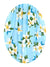 Plumeria Sky Fabric and Matching Clothes