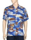 Blue Hawaii Aloha Rayon Shirt