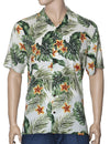 Kaipo Aloha Rayon Aloha Shirt White