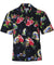 Santa Christmas Ride Aloha Shirt Black