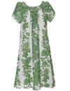 Pull Over Muumuu Dress Flower Lei Hibiscus