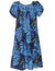 Pull Over Muumuu Dress Papakea Navy M