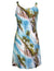 Short Hawaiian Dress Hana Hou Rayon Blue