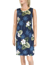 Short Sleeveless Tank Hawaii Dress Ka Pua Navy Pacific Legends