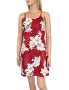 Short Spaghetti Hawaiian Dress Lanai Tropical