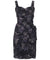 OHIA Short Sarong Dress Elastic Back Black