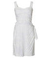 Short Sarong White Hawaiian Dress Bamboo White Paradise Found