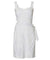 Short Sarong White Hawaiian Dress Bamboo White Paradise Found