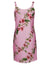 Slimming Bamboo Hibiscus Aloha Short Dress Pink RJC