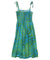 Smock Top Girls Hawaiian Dress Tribal Aqua MYD