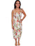 Smock Top Hawaiian Dress Orchid Pua Beige Fits XS to XL (2-16)