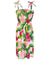 Smock Tube-Top Short Hawaiian Dress Ewa Hibiscus Pink