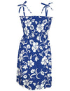 Smocked Top Hawaiian Dress Kaneohe Royal