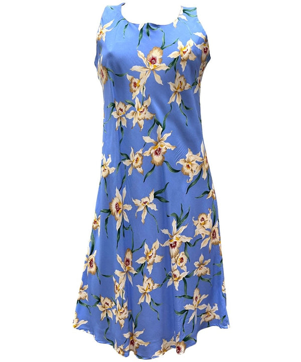 Star Orchid Midi Dress Periwinkle